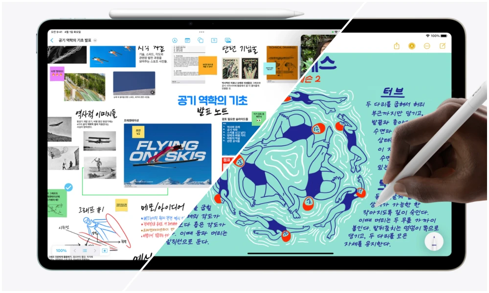 아이패드 에어 11 M3 | 바람처럼 빠른 차세대 태블릿