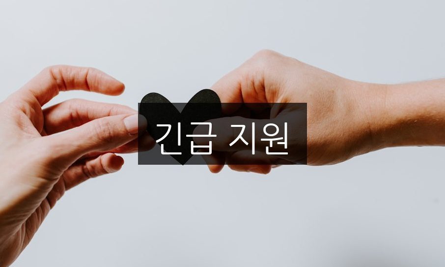 긴급 지원 신청 방법 | 쉽게 이해하는 5단계
