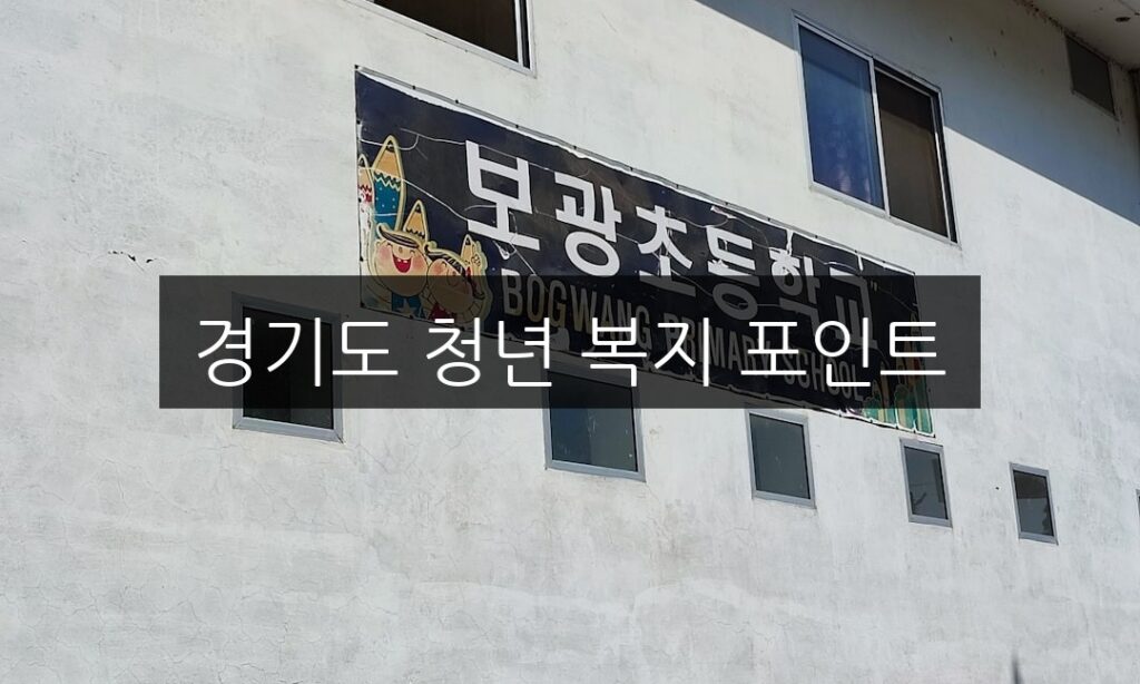 경기도 청년 복지 포인트, 신청 방법과 혜택 총정리