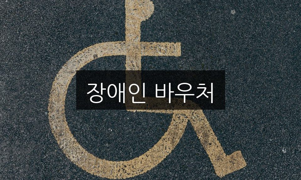 장애인 바우처 신청 방법 완벽 가이드 | 5분 완성