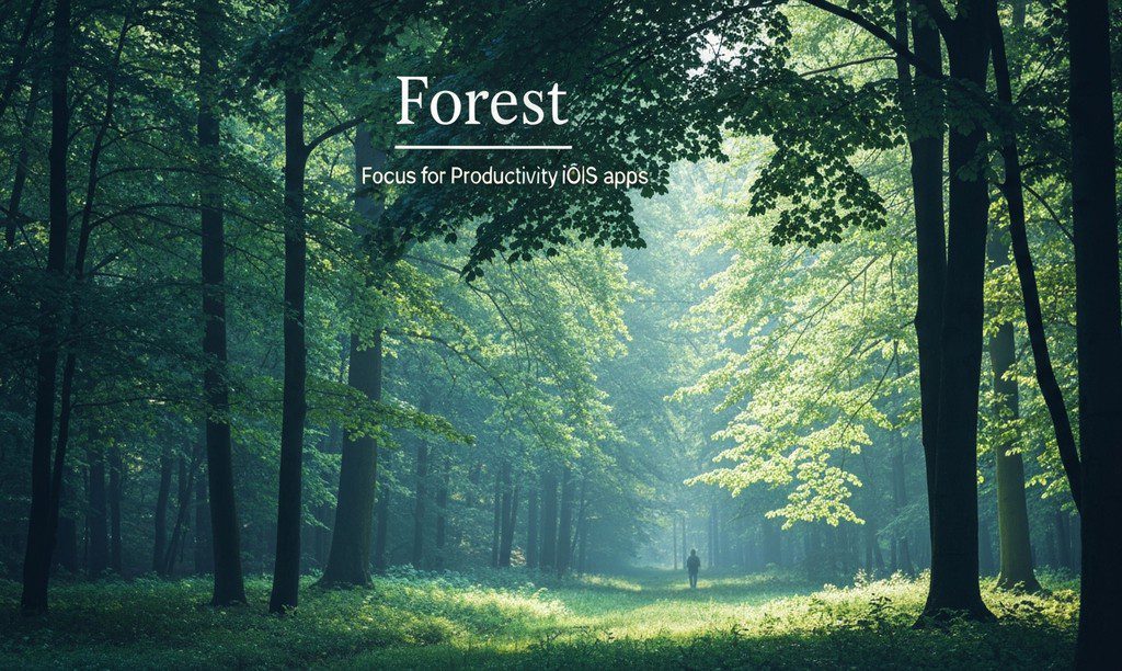 Forest: Focus for Productivity – 인기 급상승 (iOS 앱 평점 4.8, 리뷰 46,585)