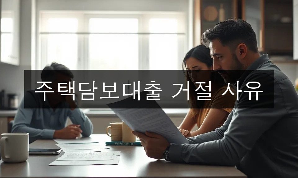 주택담보대출 거절 사유, 취급 제한 당했을 때 해결 방법