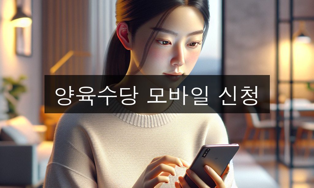 2026년 양육수당 모바일 신청 대상과 자격 조건 총정리