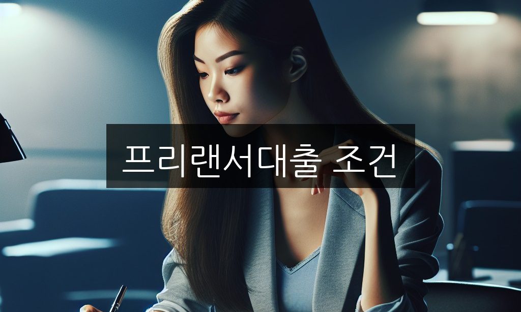 프리랜서대출 조건 충족하고 1금융권에서 승인받는 법