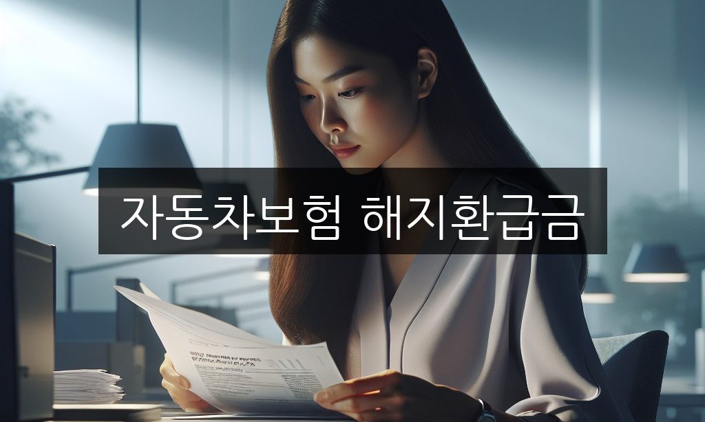 자동차보험 해지환급금 계산부터 조회까지 한번에 정리