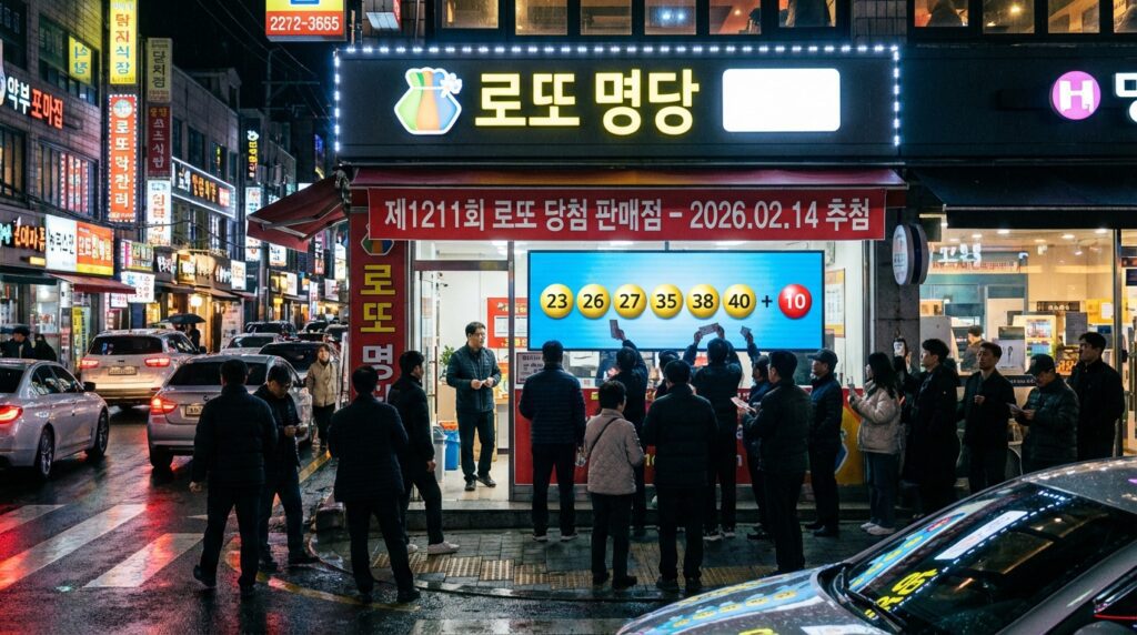 1211회 로또 명당 당첨 판매점