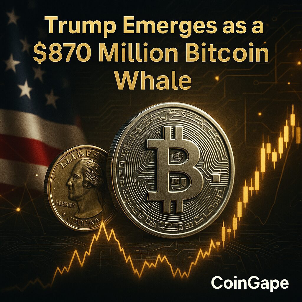트럼프, 8억7천만 달러 비트코인 보유…정치와 시장의 교차점 부각
